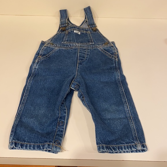 Adorable VTG 80’a BABY GUESS jean overalls 24 months - Picture 2 of 5
